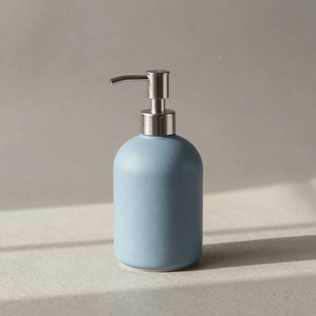Ceramic Dish Soap & Pump Set